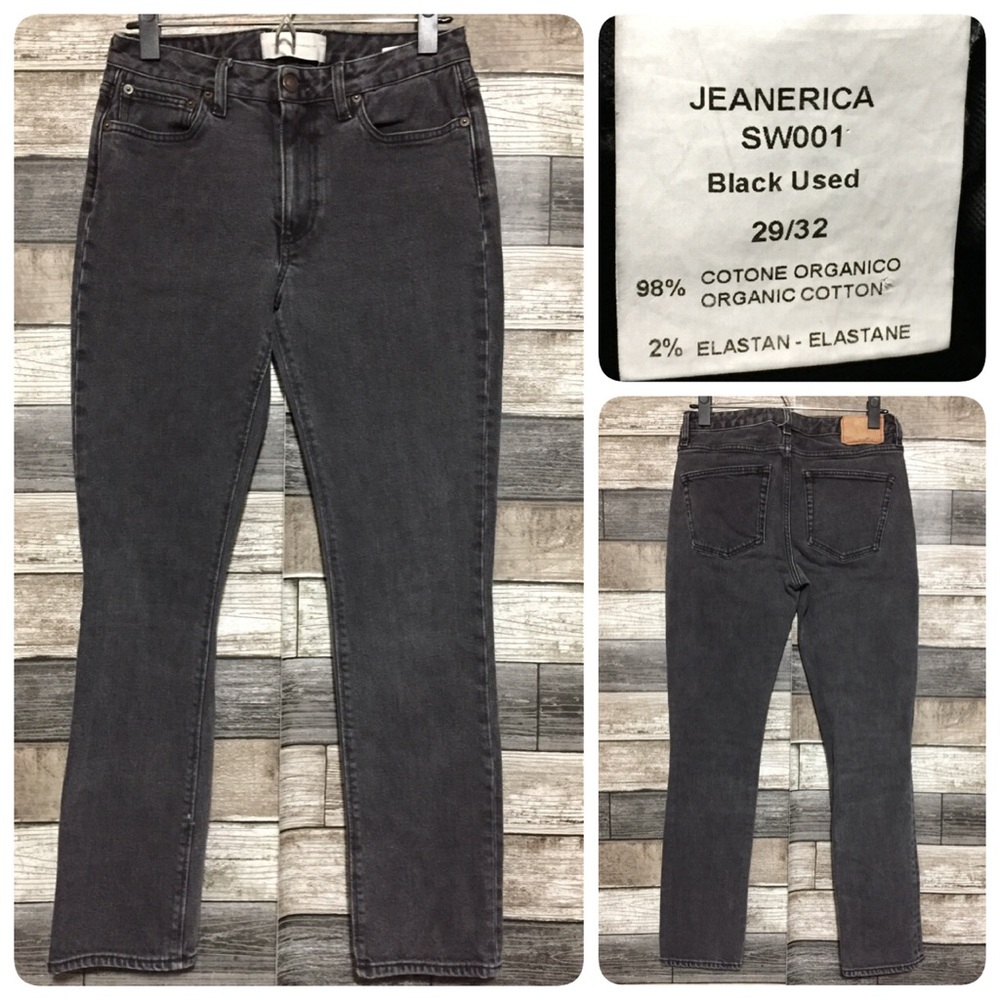 Jeanerica SW001 Jeans Women’s 29/32 Gray (Inseam 26.5) Organic Cotton Blend